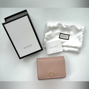 Gucci GG Marmont Leather Card Case Wallet